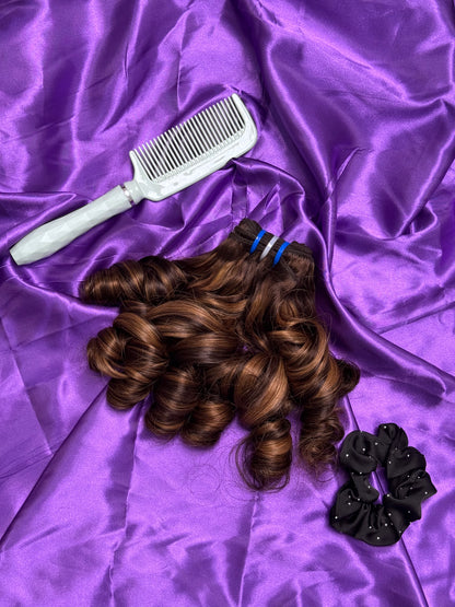 Fumi Curly 10"-22" one bundle (Double Drawn)