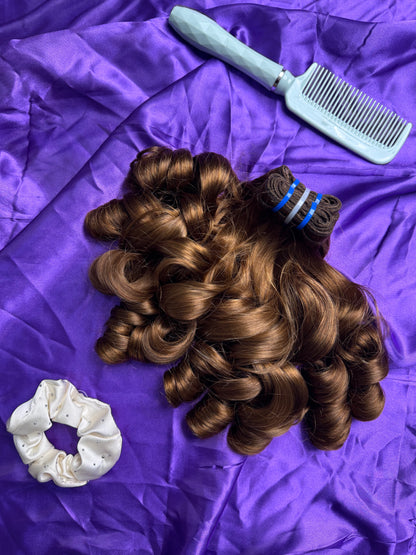 Fumi Curly 10"-22" one bundle (Double Drawn)